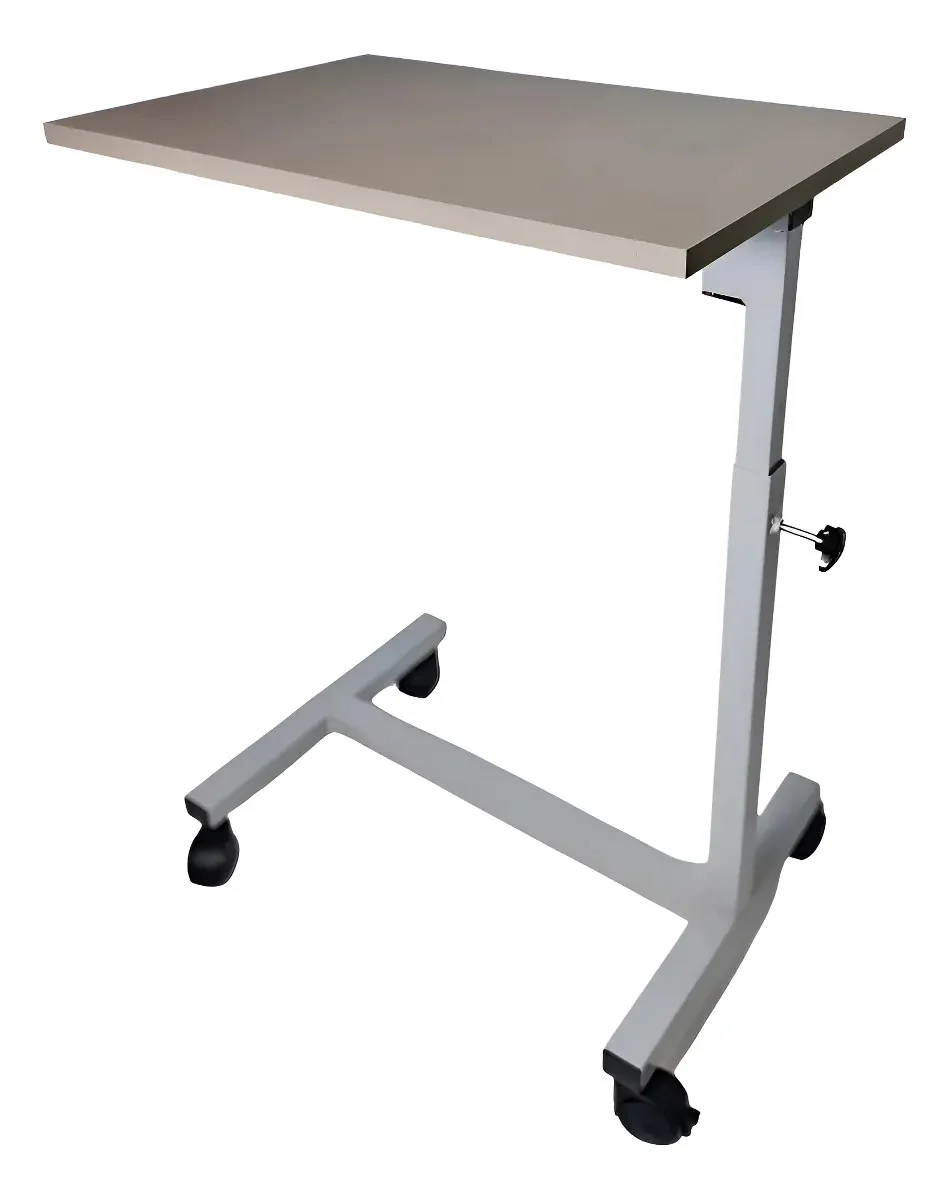Mesa Hospitalaria Regulable en Altura con Ruedas