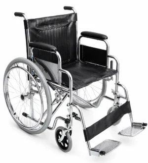 Silla de Ruedas Reforzada 51 cm Hasta 130 kg