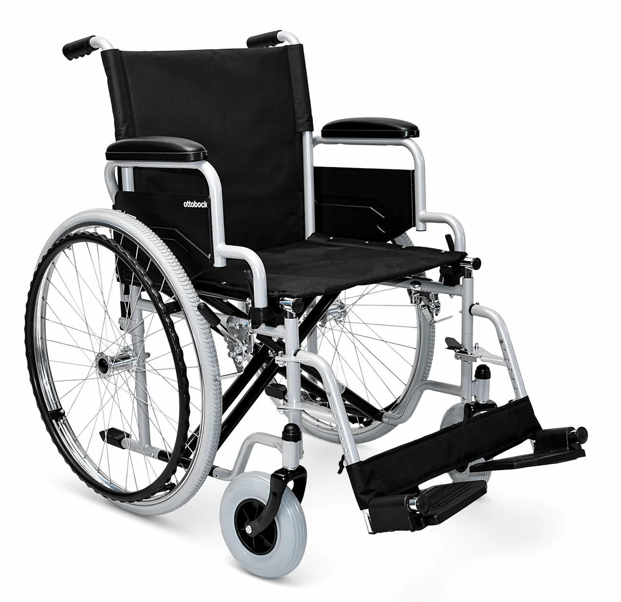 Silla de Ruedas Ancha Reforzada Asiento/50 cm - Imagen 2