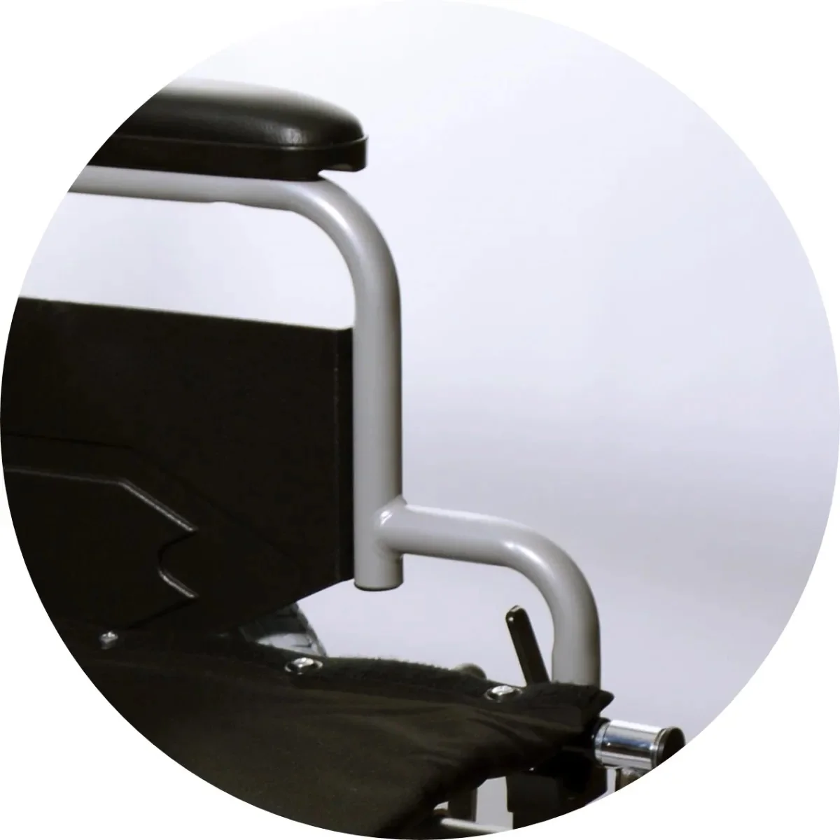 Silla de Ruedas Ancha Reforzada Asiento/50 cm - Imagen 5