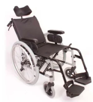 Silla de Ruedas de Aluminio Reclinable